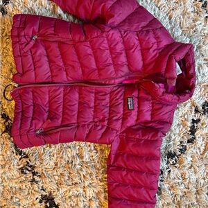 Patagonia Kids XS (5-6) Dark Pink Down Jacket